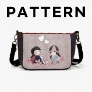 [바이핸즈] 퀼트도안 - 베이비엘 크로스백 (개)