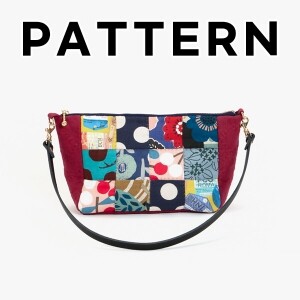 [바이핸즈] 퀼트도안 - 하프린넨 스퀘어 미니백 (개)