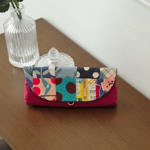 [바이핸즈] 퀼트패키지 소품 - 하프린넨 스퀘어 선글라스케이스 (개)