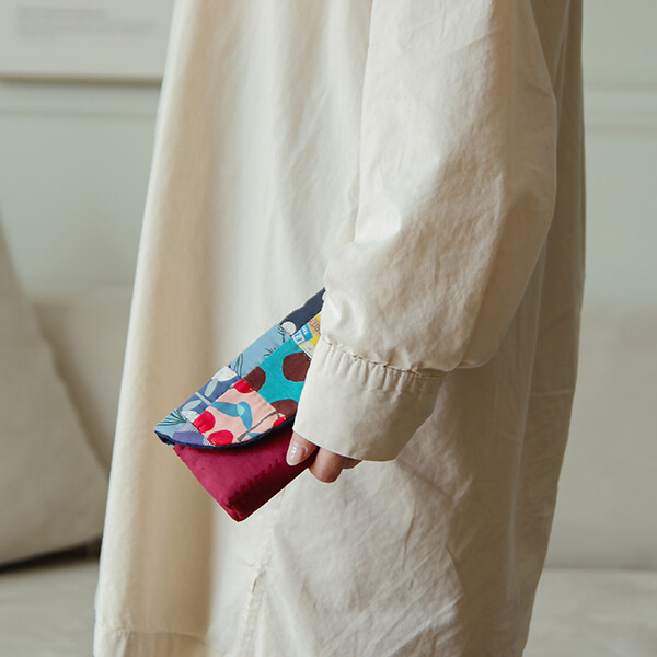 [바이핸즈] 퀼트패키지 소품 - 하프린넨 스퀘어 선글라스케이스