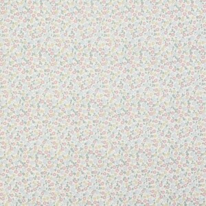 코튼프린트 60수 론(아사) 미니가드 프린트원단 아이보리 (1/2Yd)