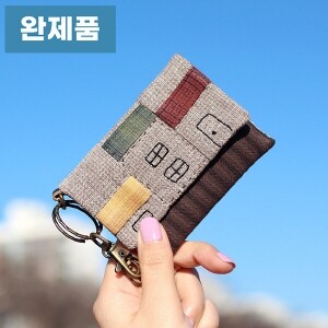 [바이핸즈] 퀼트완제품 소품 - 피넛하우스 카드지갑 (개)