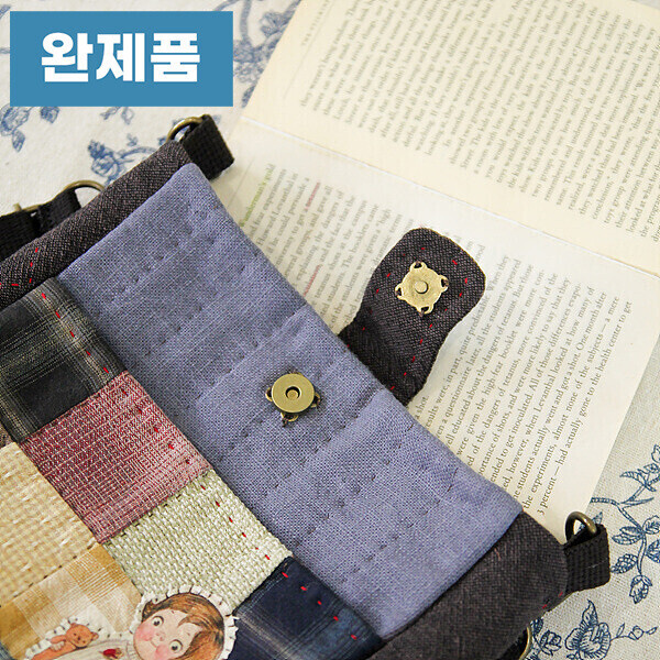 [바이핸즈] 퀼트완제품 가방 - 감성체크 숄더백