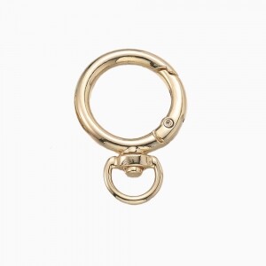 원터치 회전 랍스터 오링 원형키링 O링 골드 5개 세트 (개)