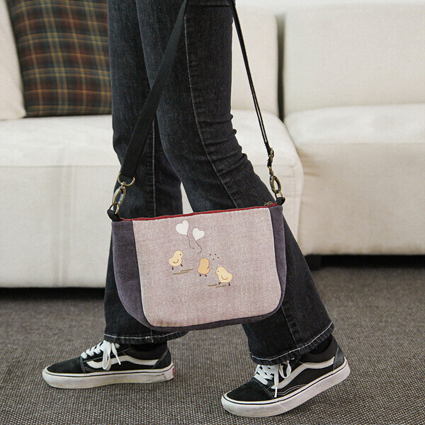 [퀼트바이엘&바이핸즈] 유튜브 영상제공 퀼트패키지 가방 - 베이비엘  크로스백