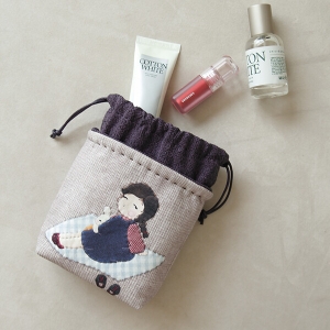 [퀼트바이엘&바이핸즈] 퀼트패키지 소품 - 베이비앨 조리개 파우치 (개)