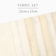 [원단패키지] 바이핸즈 아일렛 레이스 30 8종 - 22cm x 17cm BSH5424 (set)